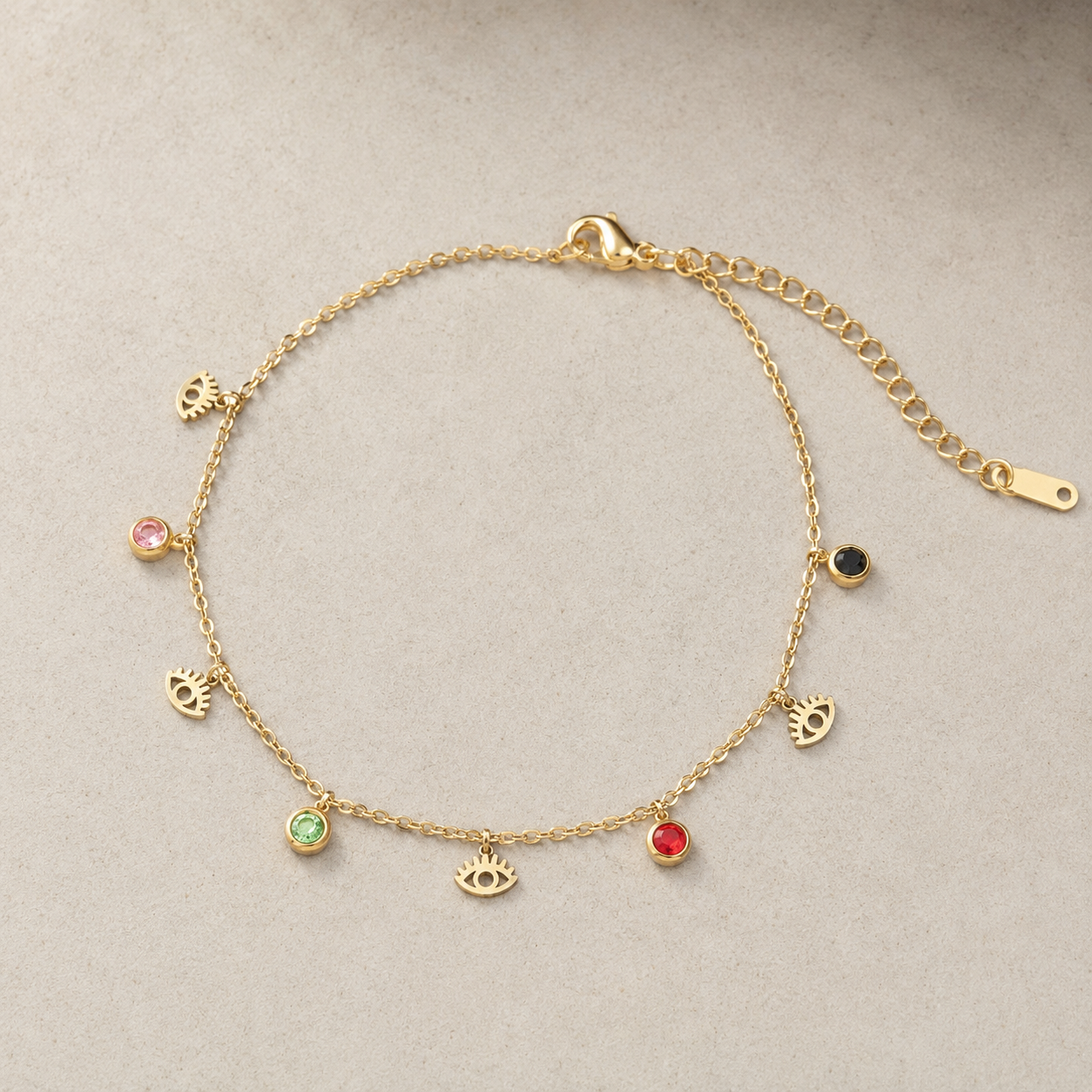 Evil Eye Charm Anklet