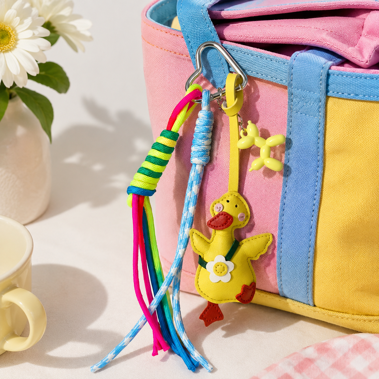 Yellow Duck Bag Charm