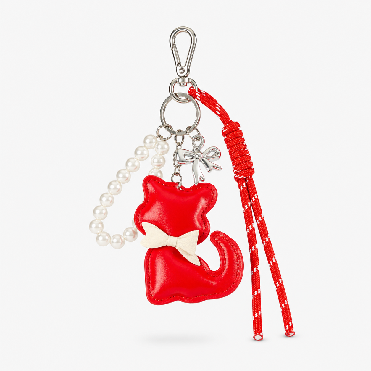Red Cat Bag Charm