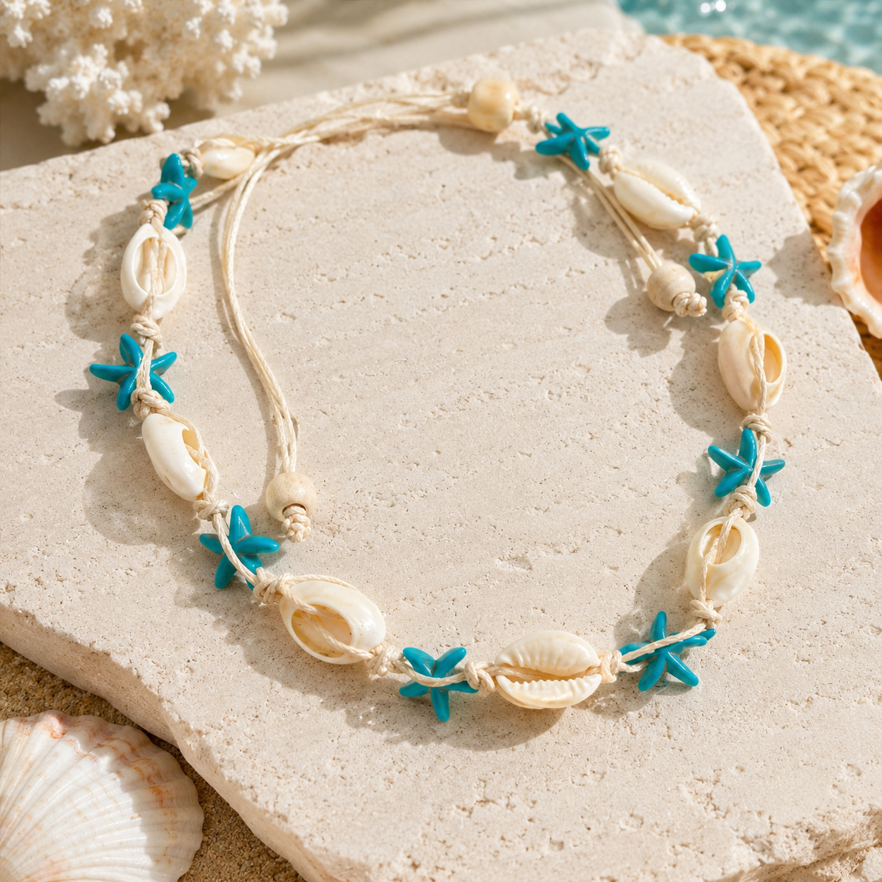 Seashell Starfish Choker
