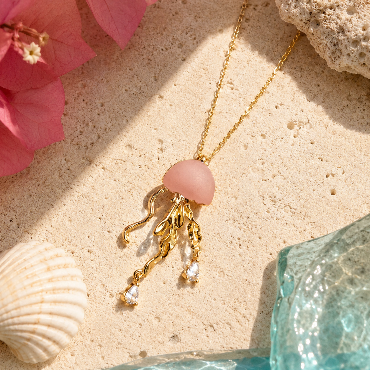 Jellyfish Pendant Necklace