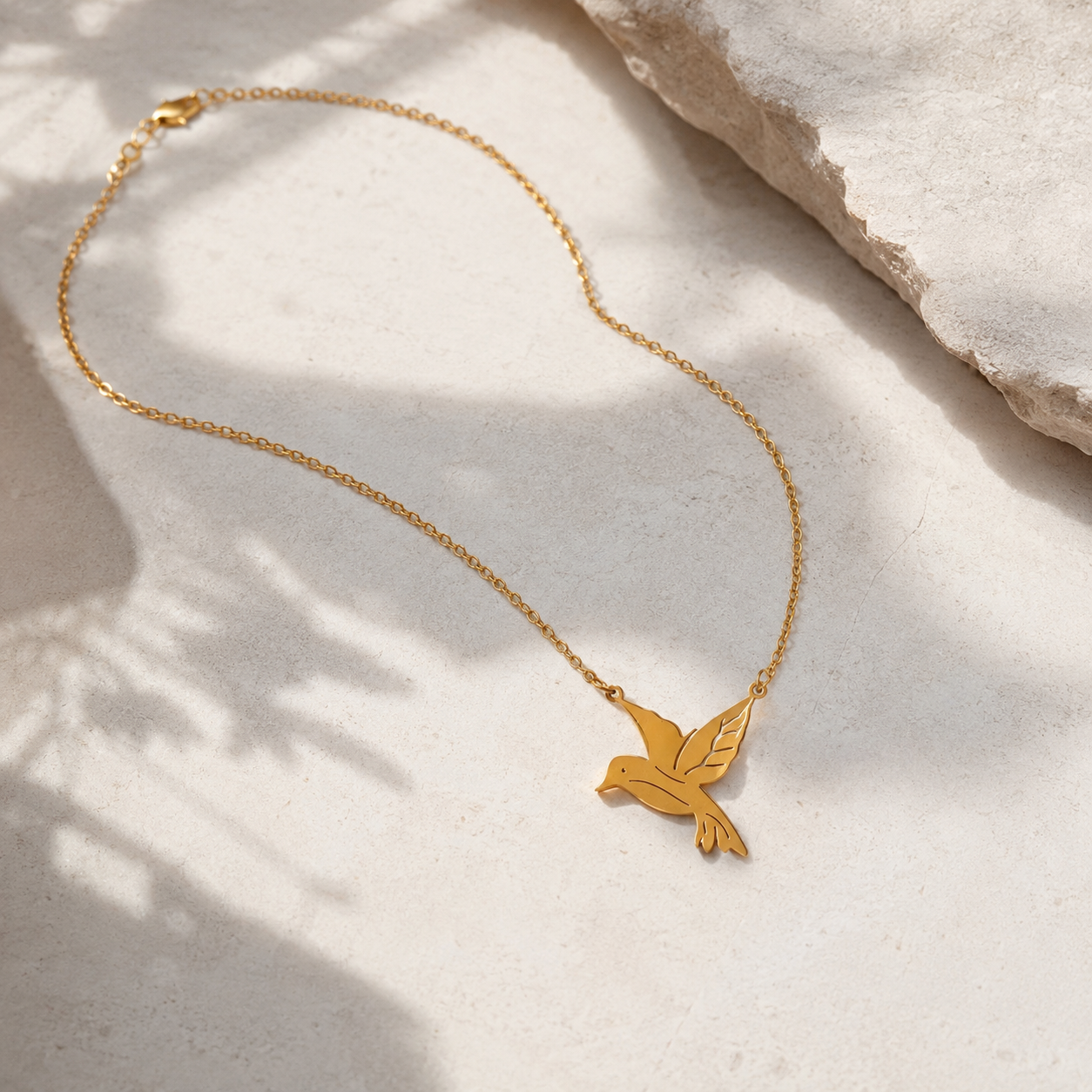 Golden Bird Necklace
