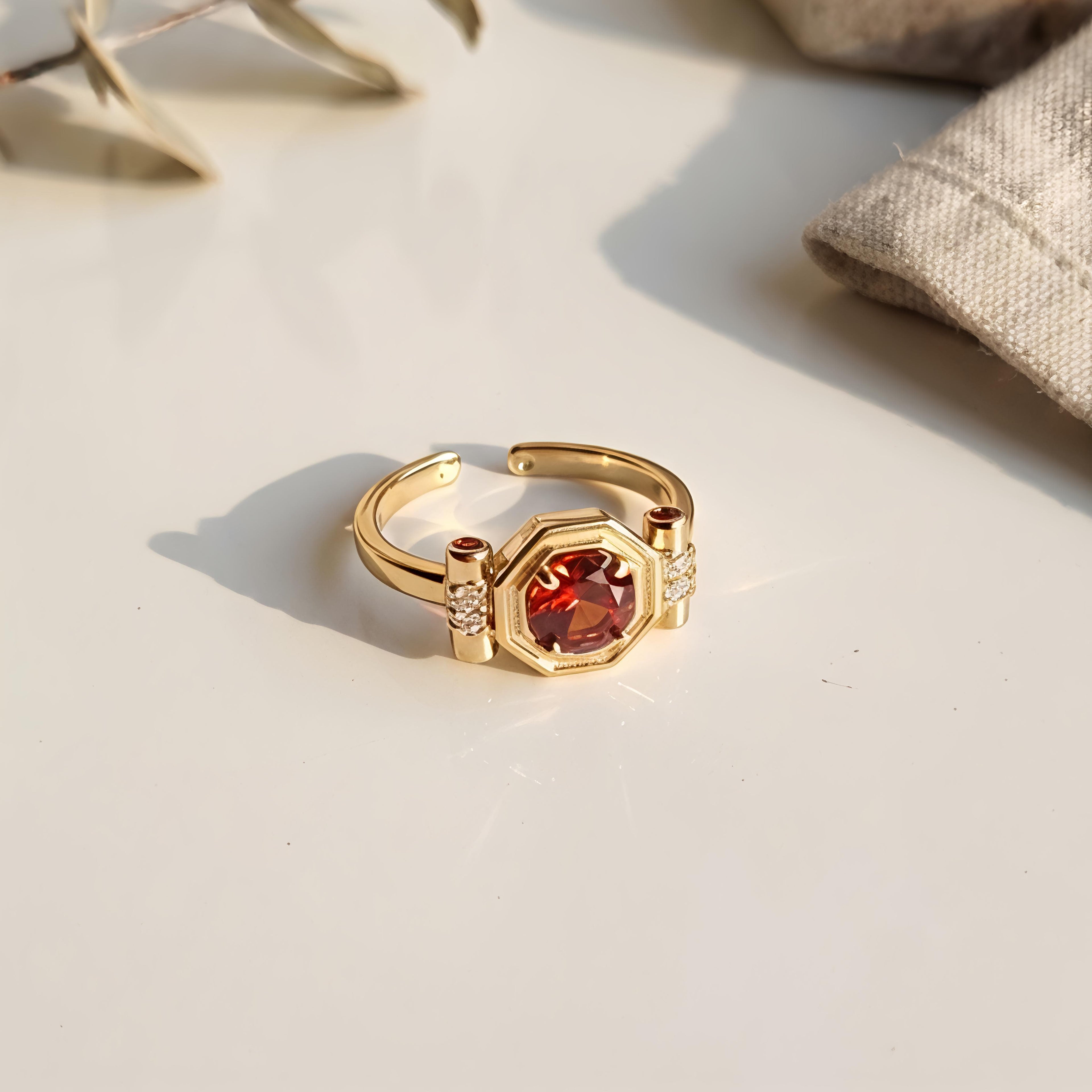 Ruby Glow Ring