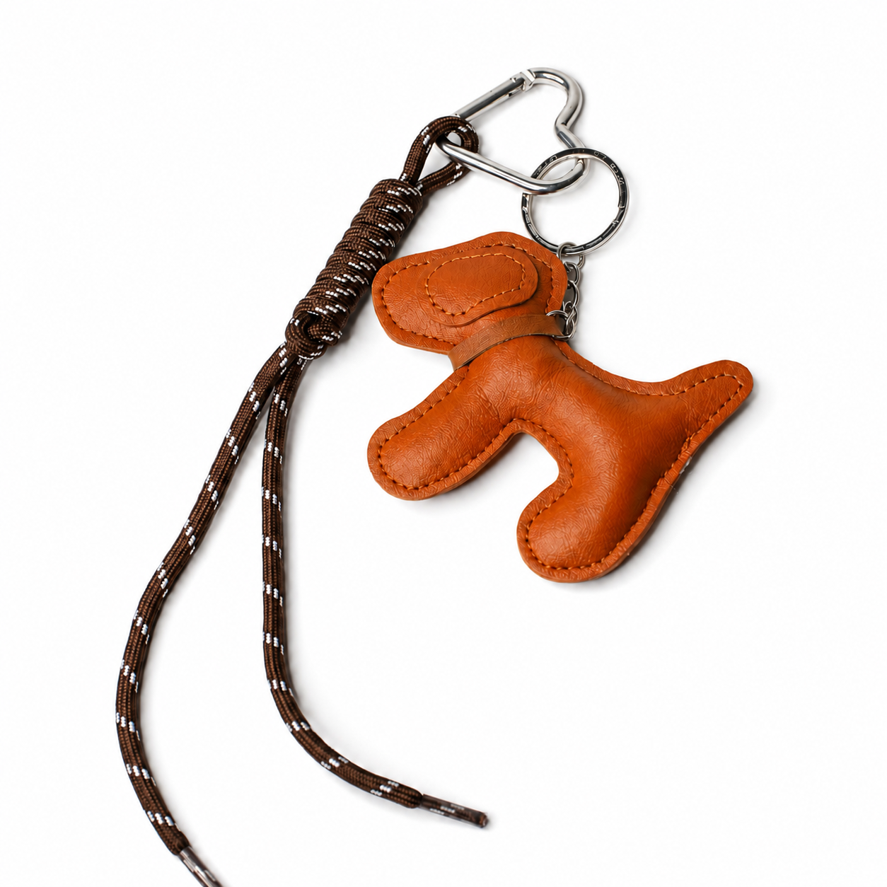Brown Dog Bag Charm