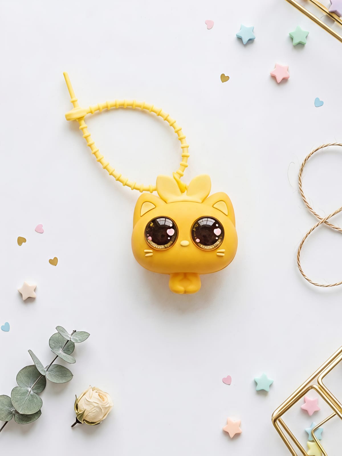 Cute cat bag charm