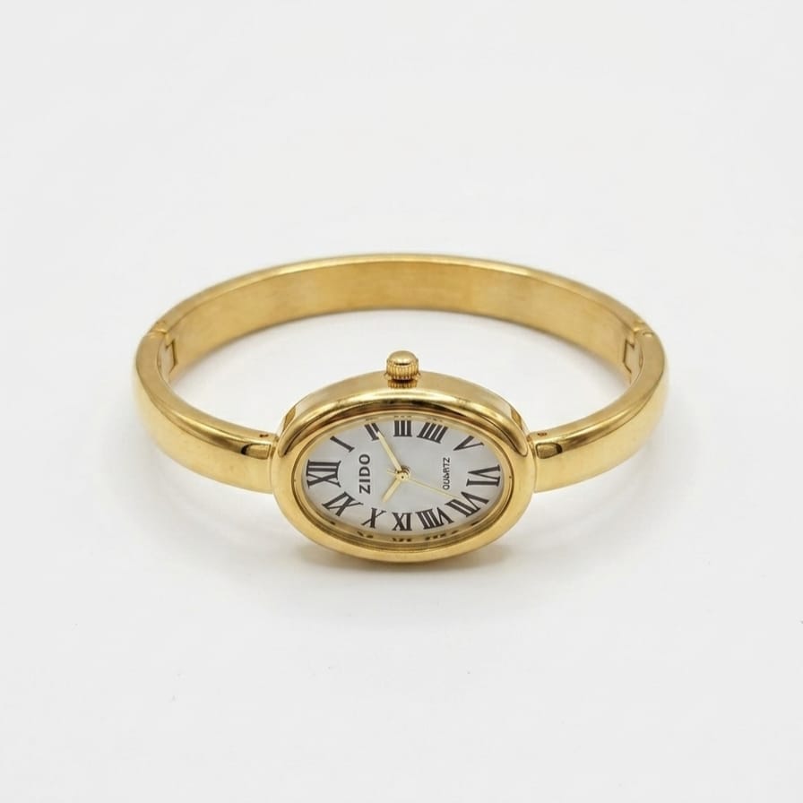 Classic Round Gold Watch