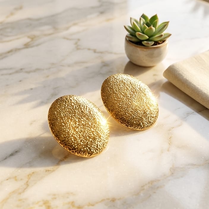 Golden Eclipse Earrings