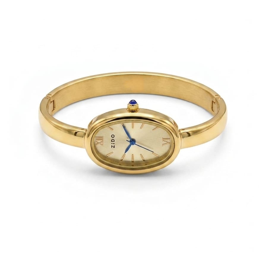 Vintage Oval Gold Watch