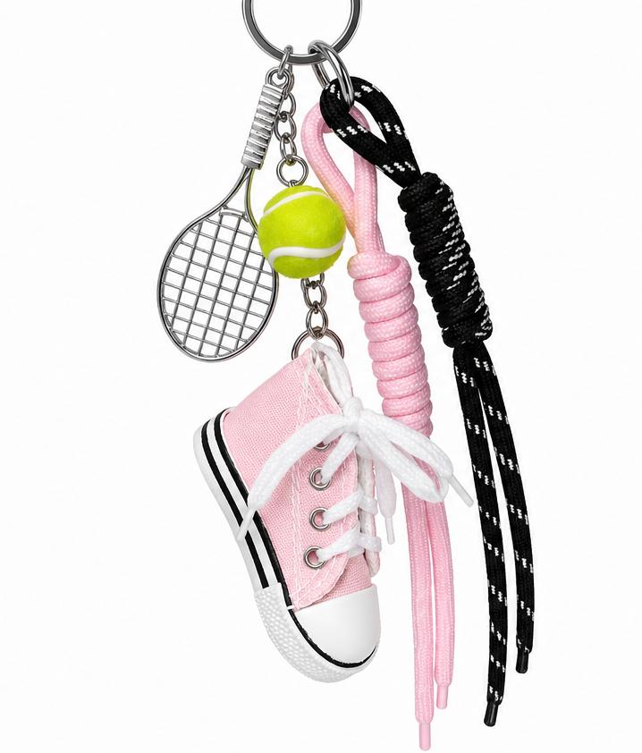 Pink Converse Tennis Charm