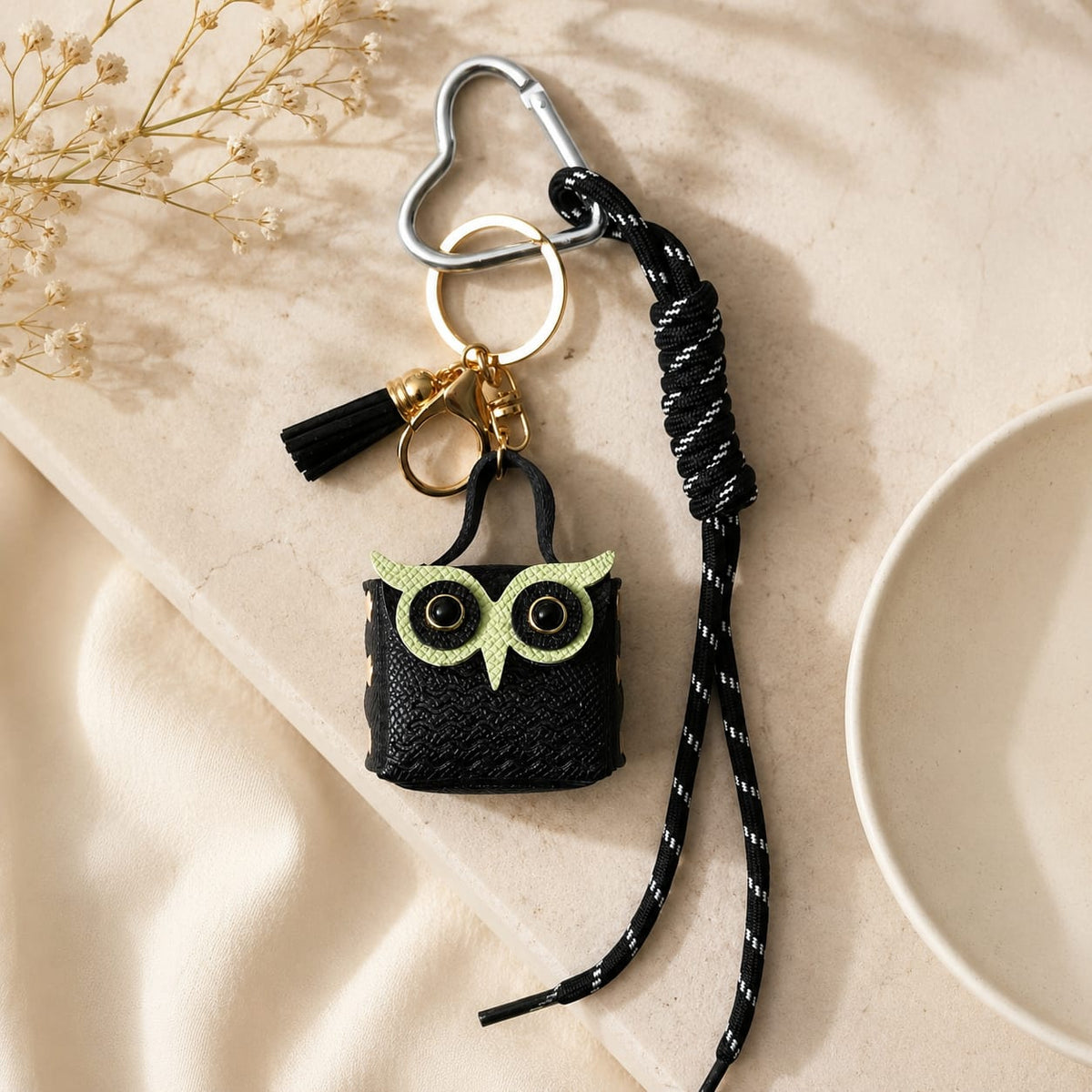 Owl Pocket Bag Charm