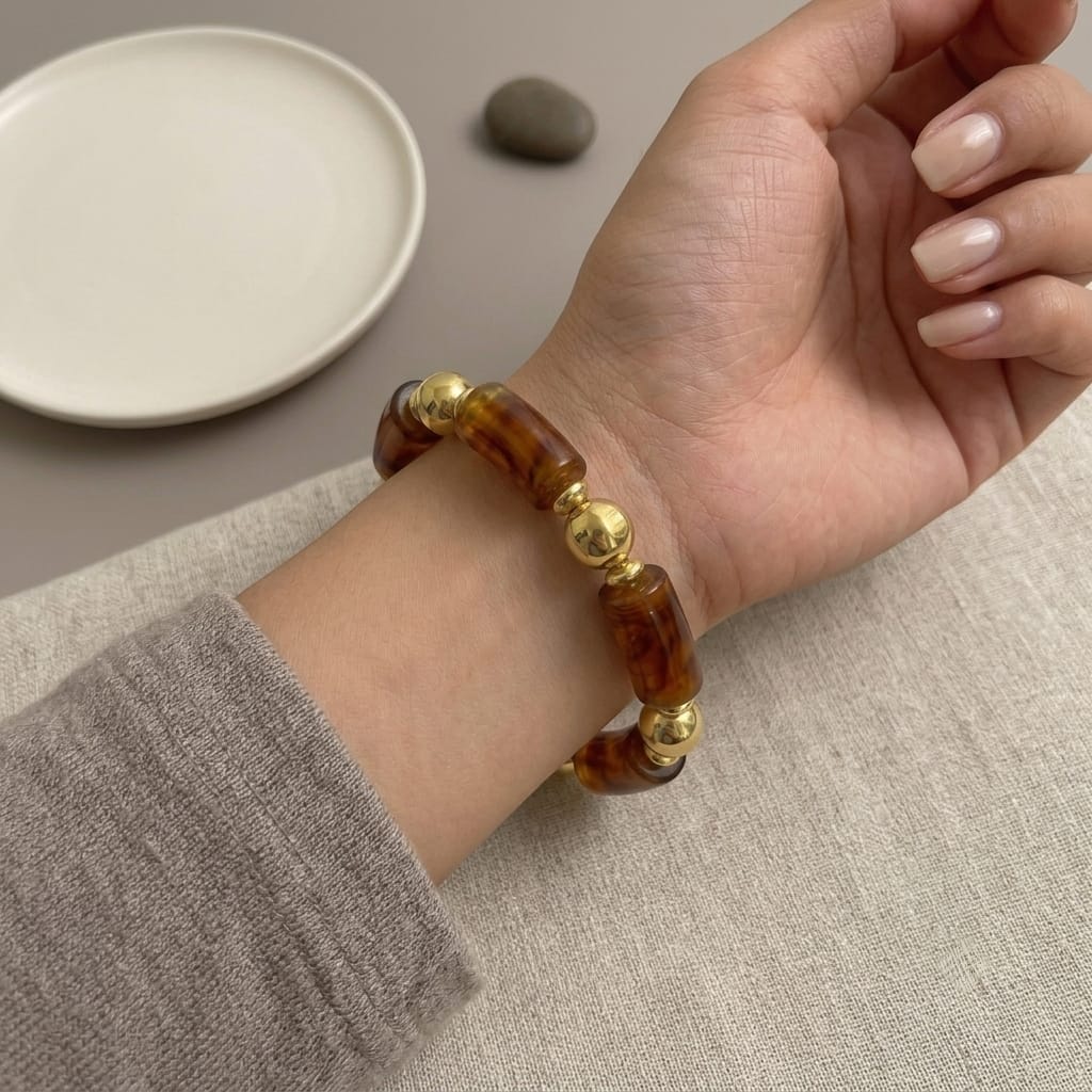 Caramel Glow Bangle