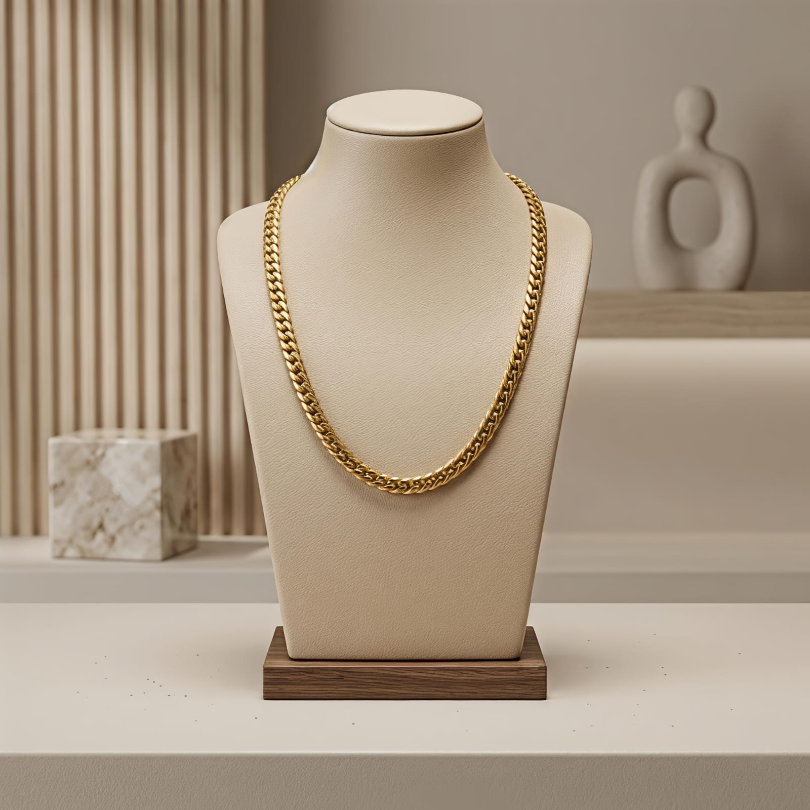 Chain Link Stainless Steel Necklace