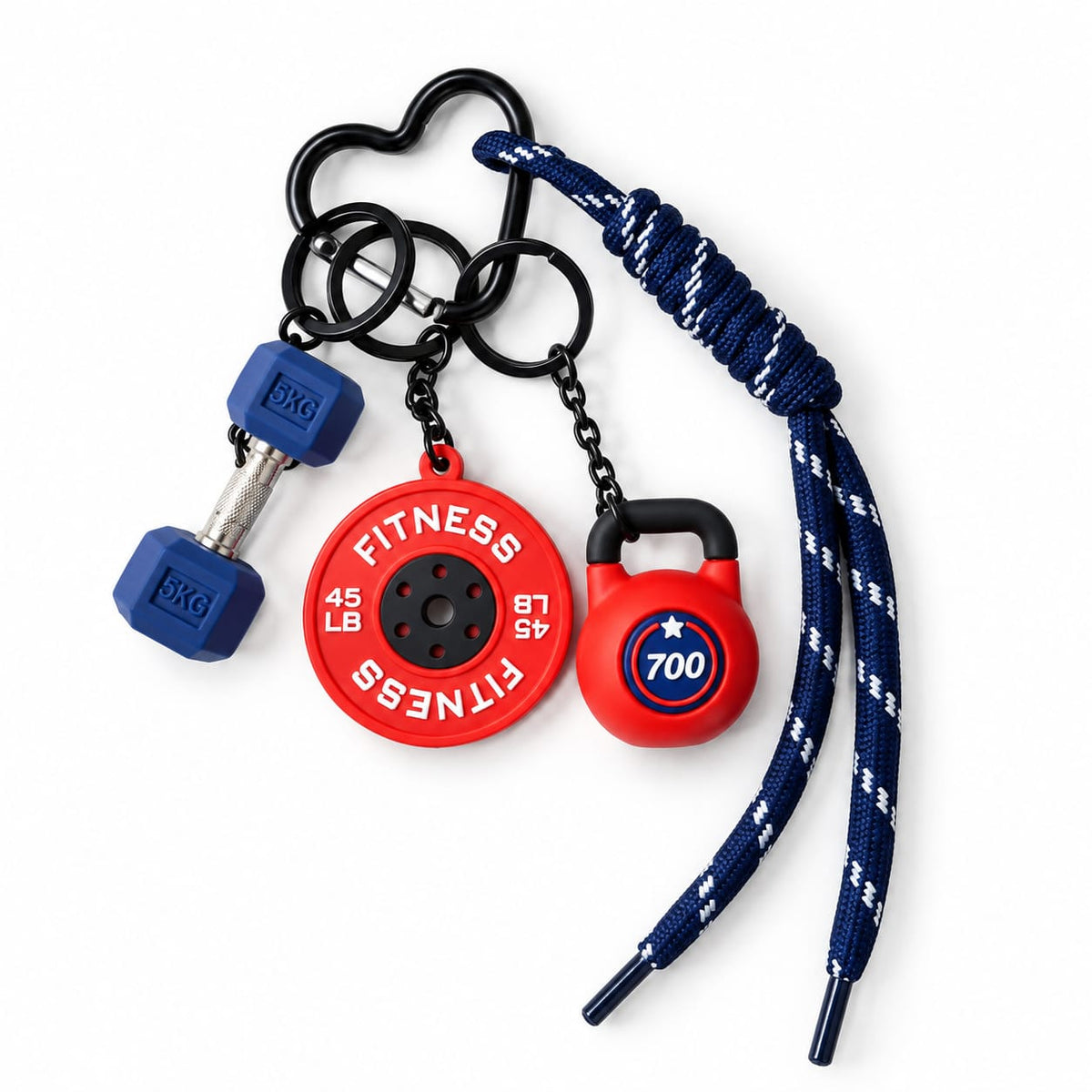 Fit Club Bag Charm - Neon Energy