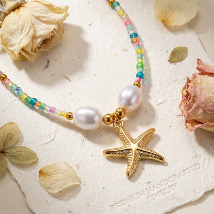 Natural Shell Beaded Necklace