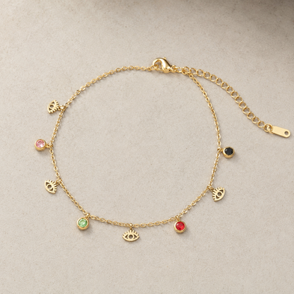 Evil Eye Charm Anklet