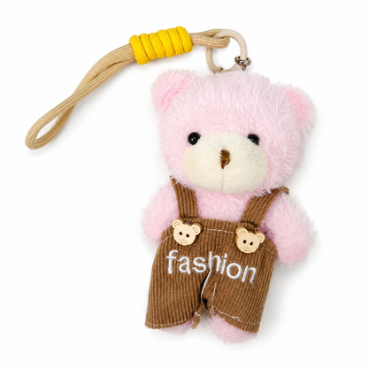 Pink Teddy Bear Bag Charm