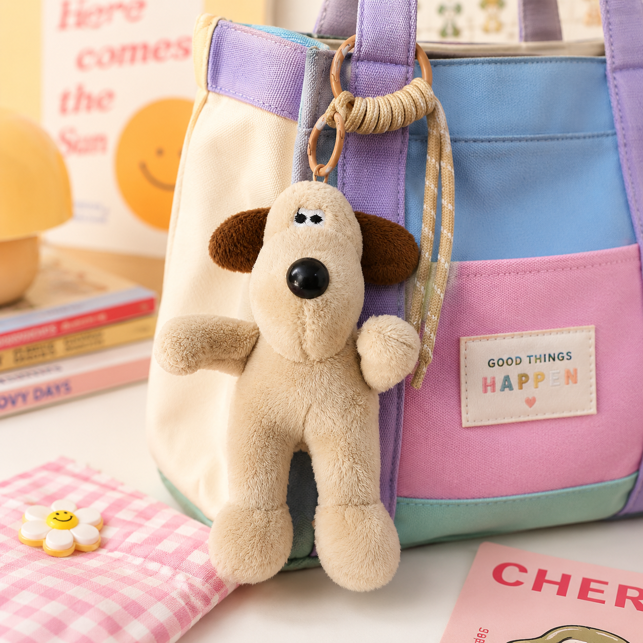 Plush Puppy Bag Charm