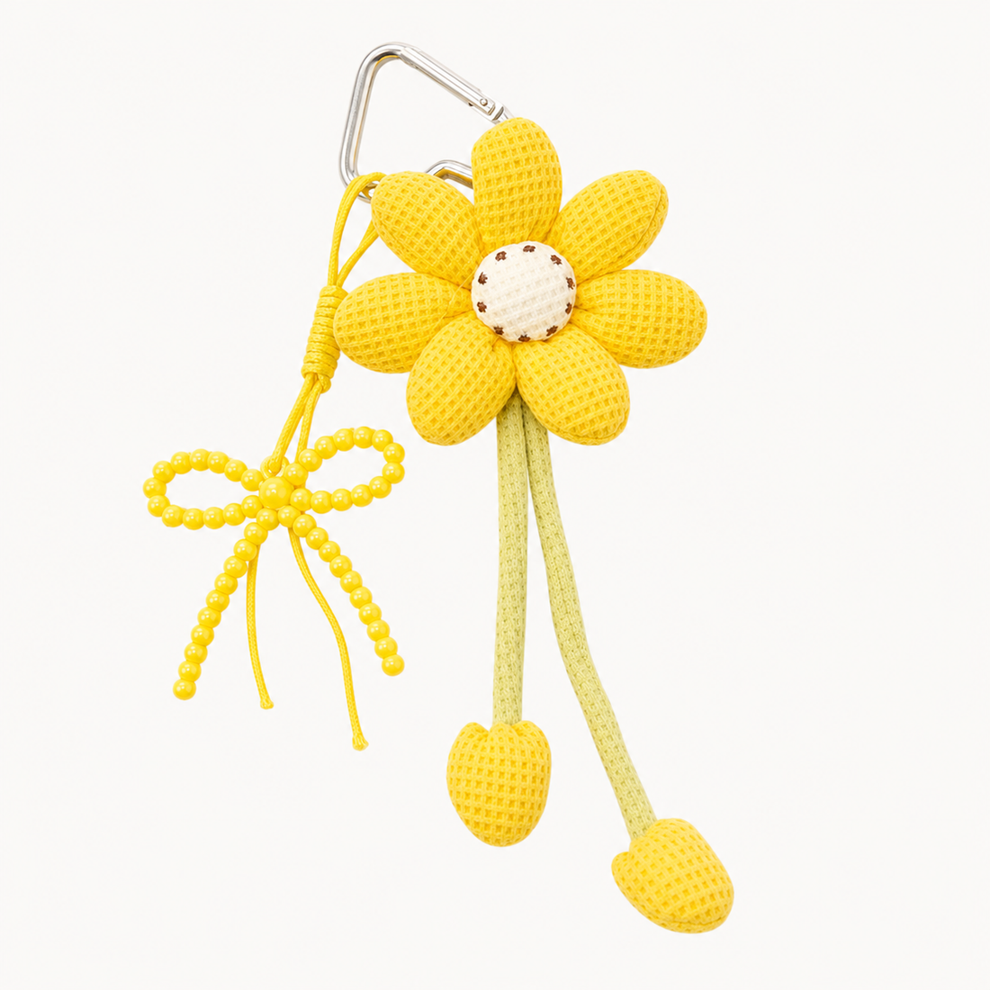 Yellow Flower Bag Charm