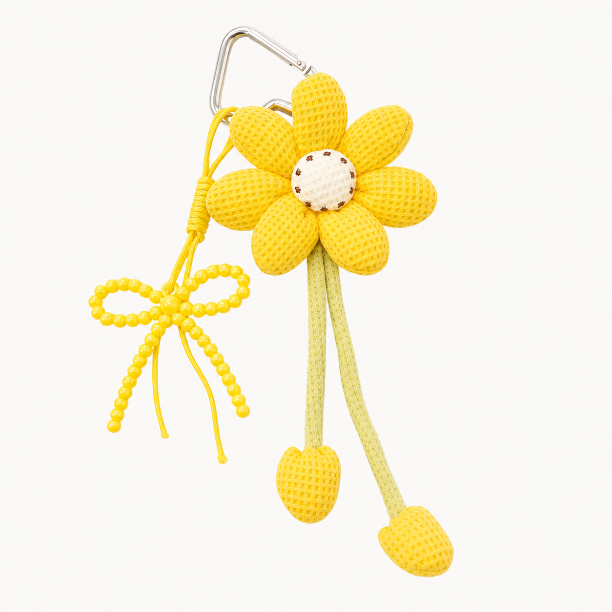Yellow Flower Bag Charm