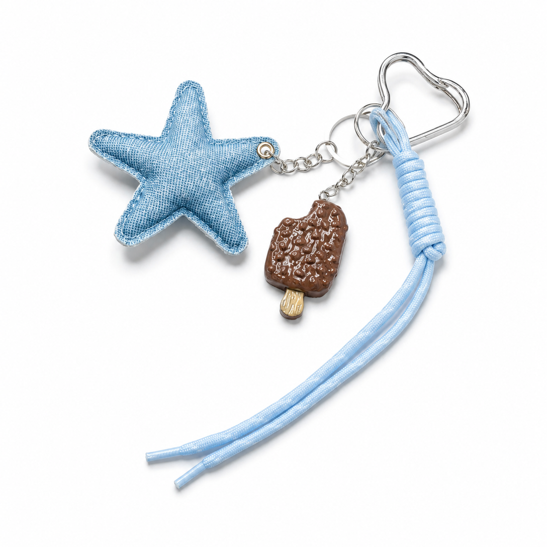 Blue Star Bag Charm