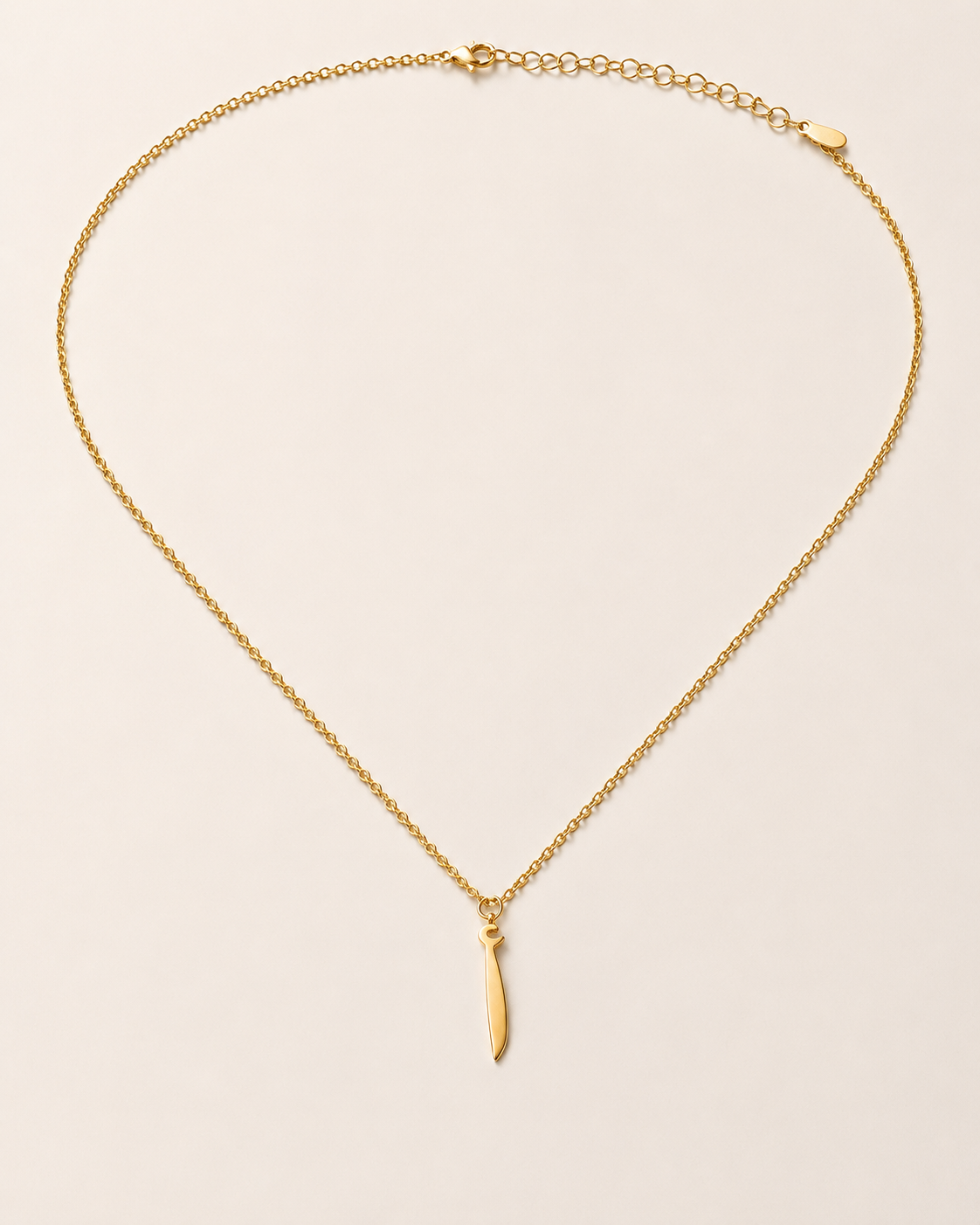 Arabic Alef Necklace