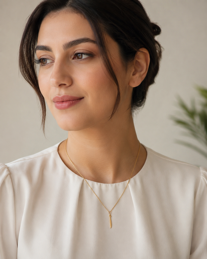 Arabic Alef Necklace
