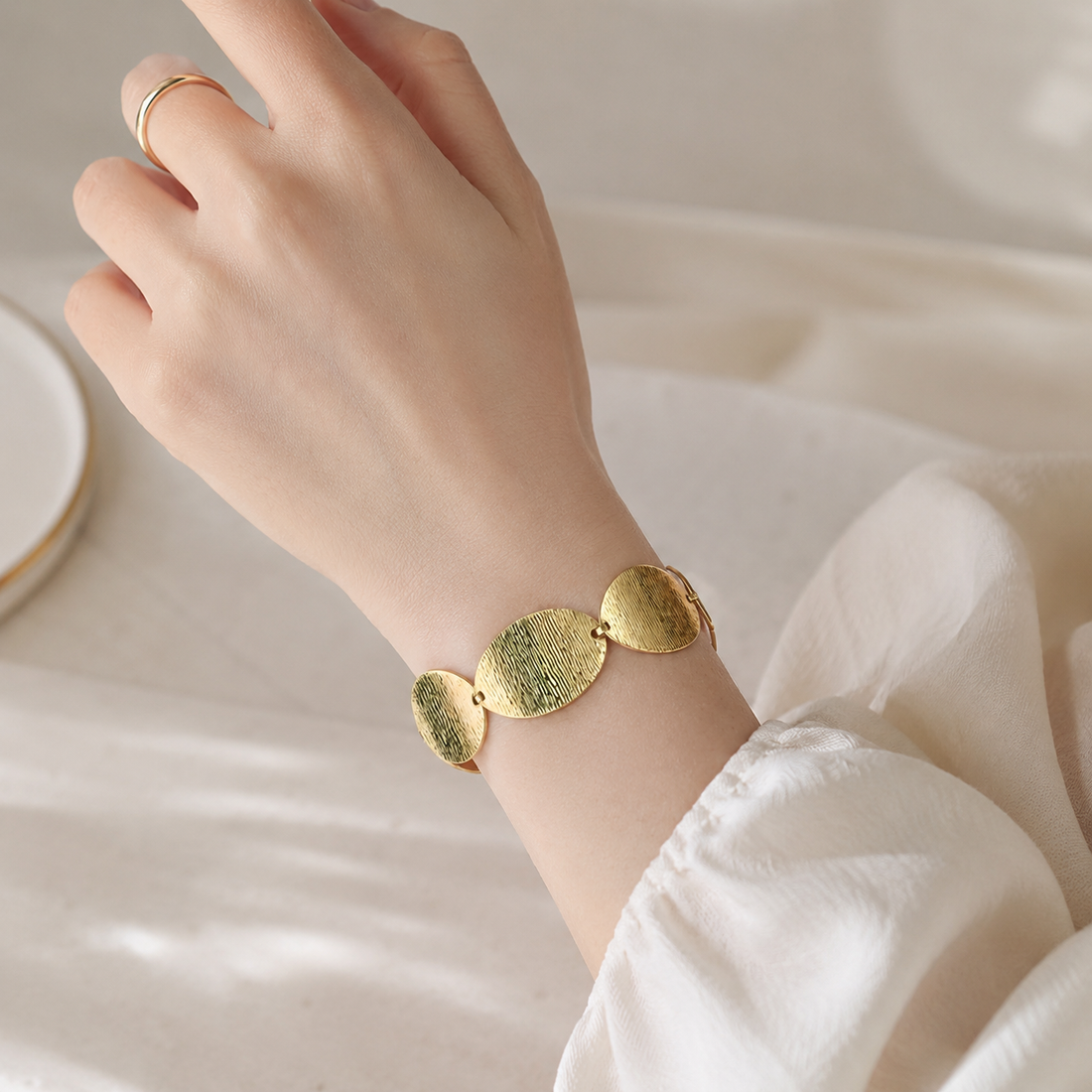 Golden Ring Bracelet