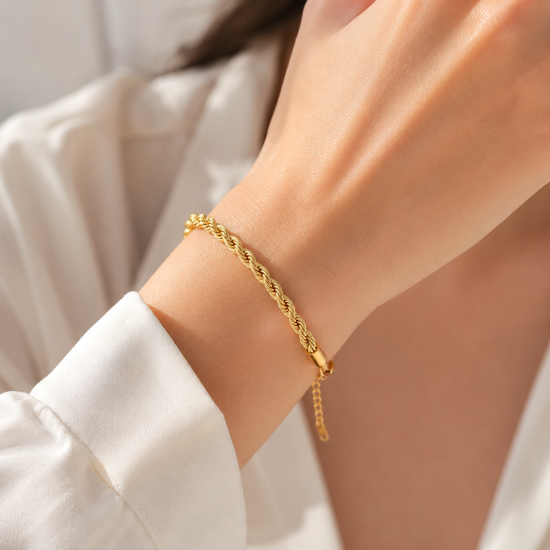 Braided Gold Bracelet