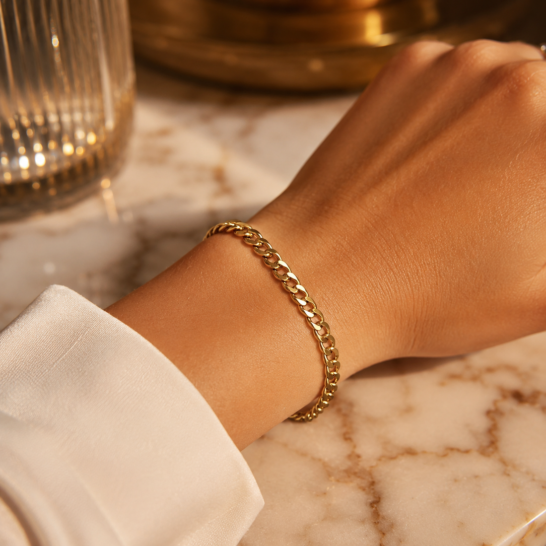 Classic Chain Gold Bracelet