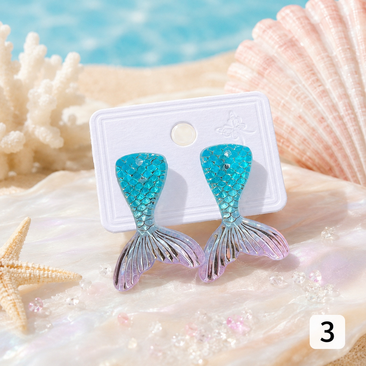 Mermaid Tail Accessory Earrings
