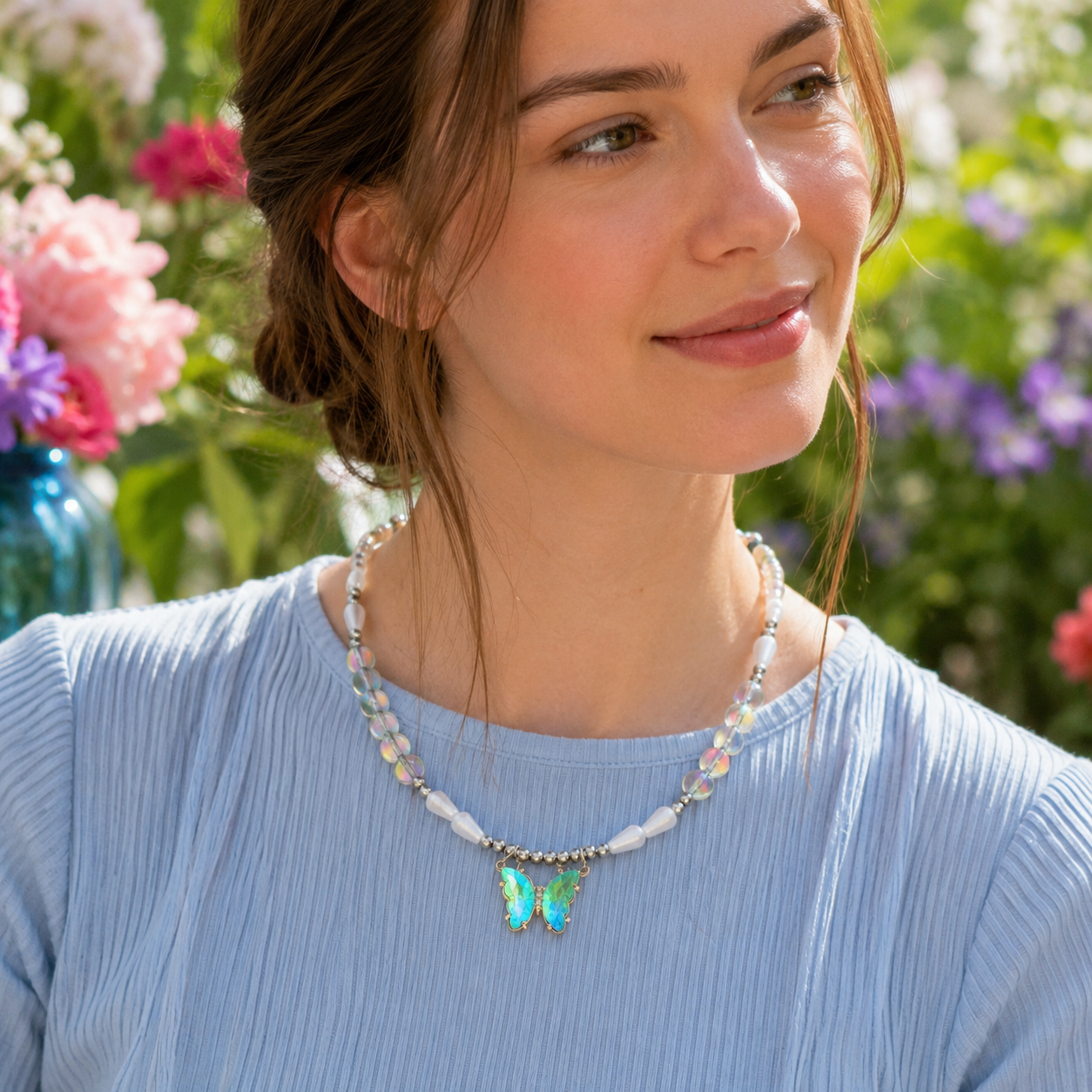 Handmade Butterfly Necklace