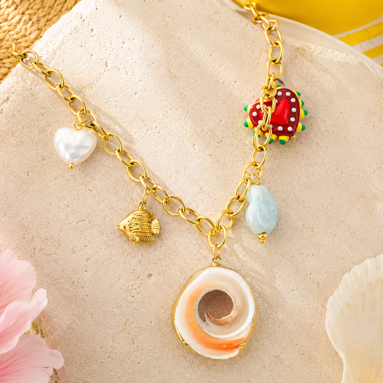 Ocean Charm Necklace