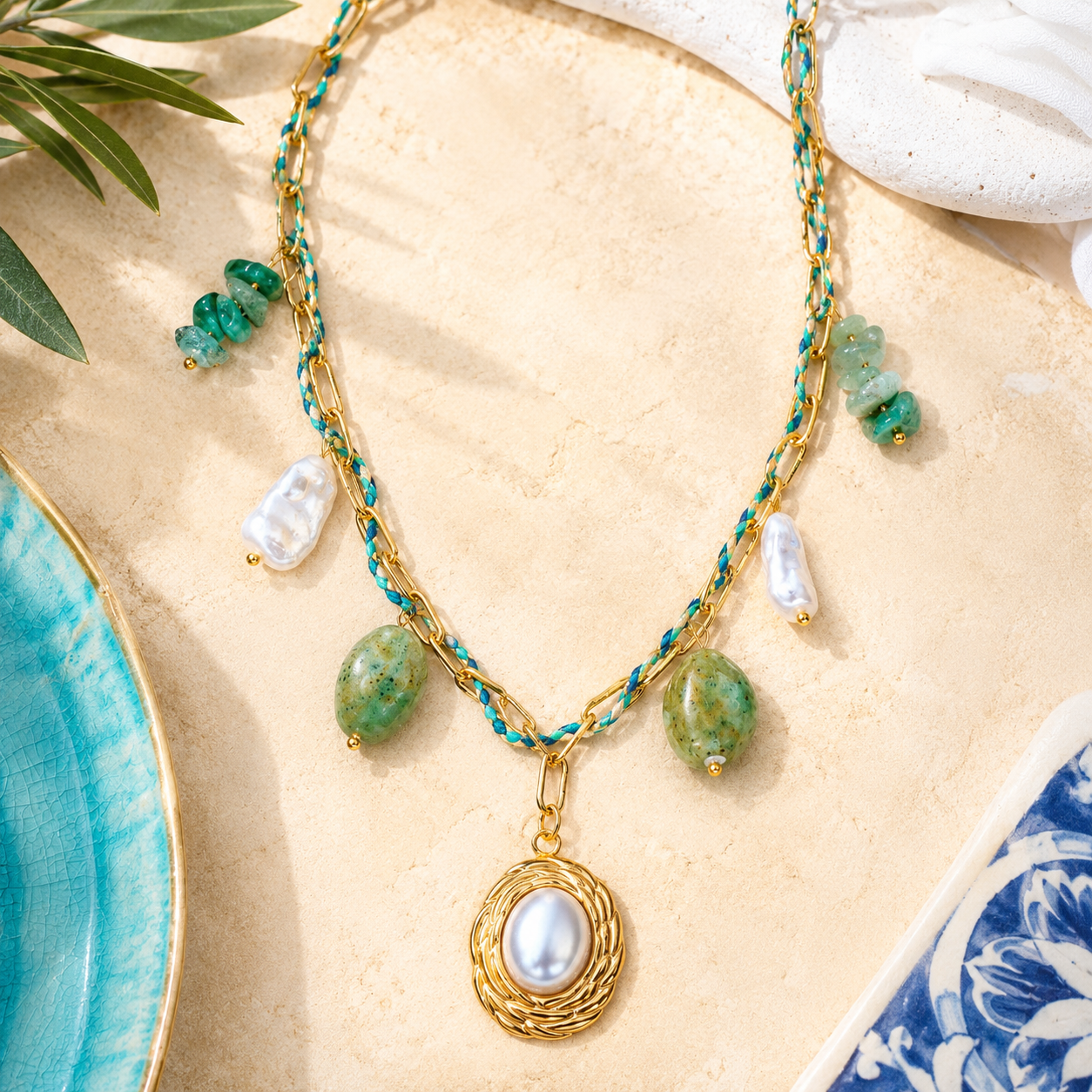 Light Turquoise Royal Necklace
