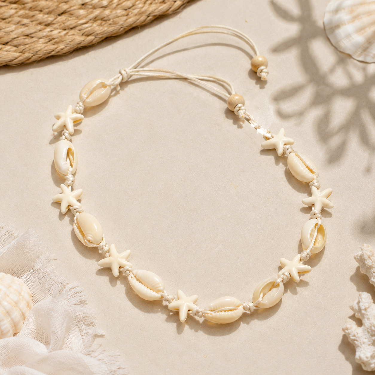 Seashell Starfish Choker