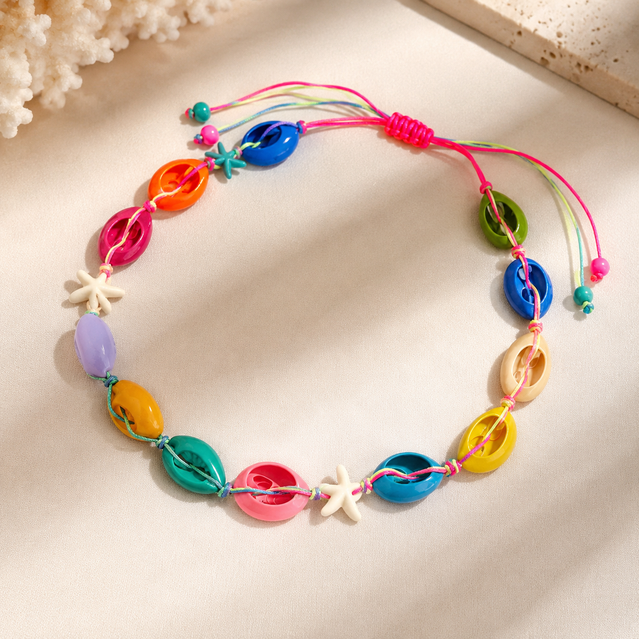 Seashell Starfish Choker