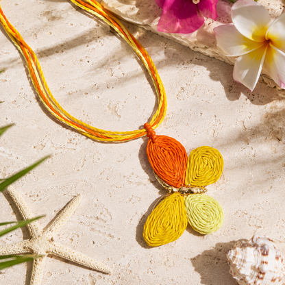 Raffia Butterfly Choker