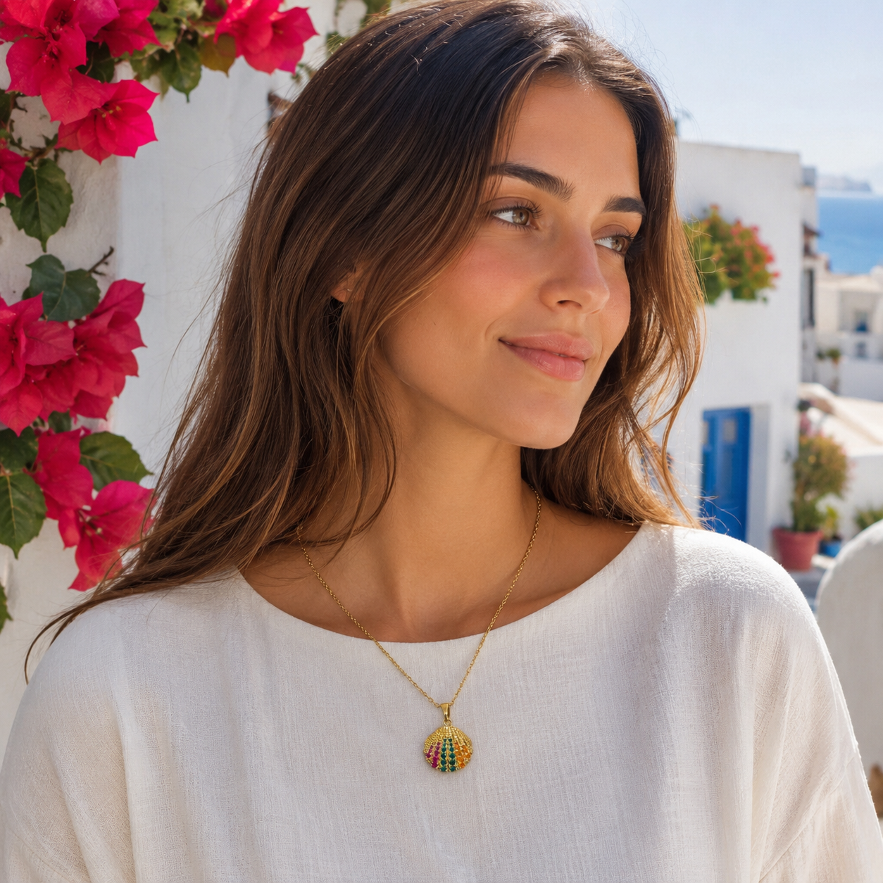 Seashell Pendant Necklace