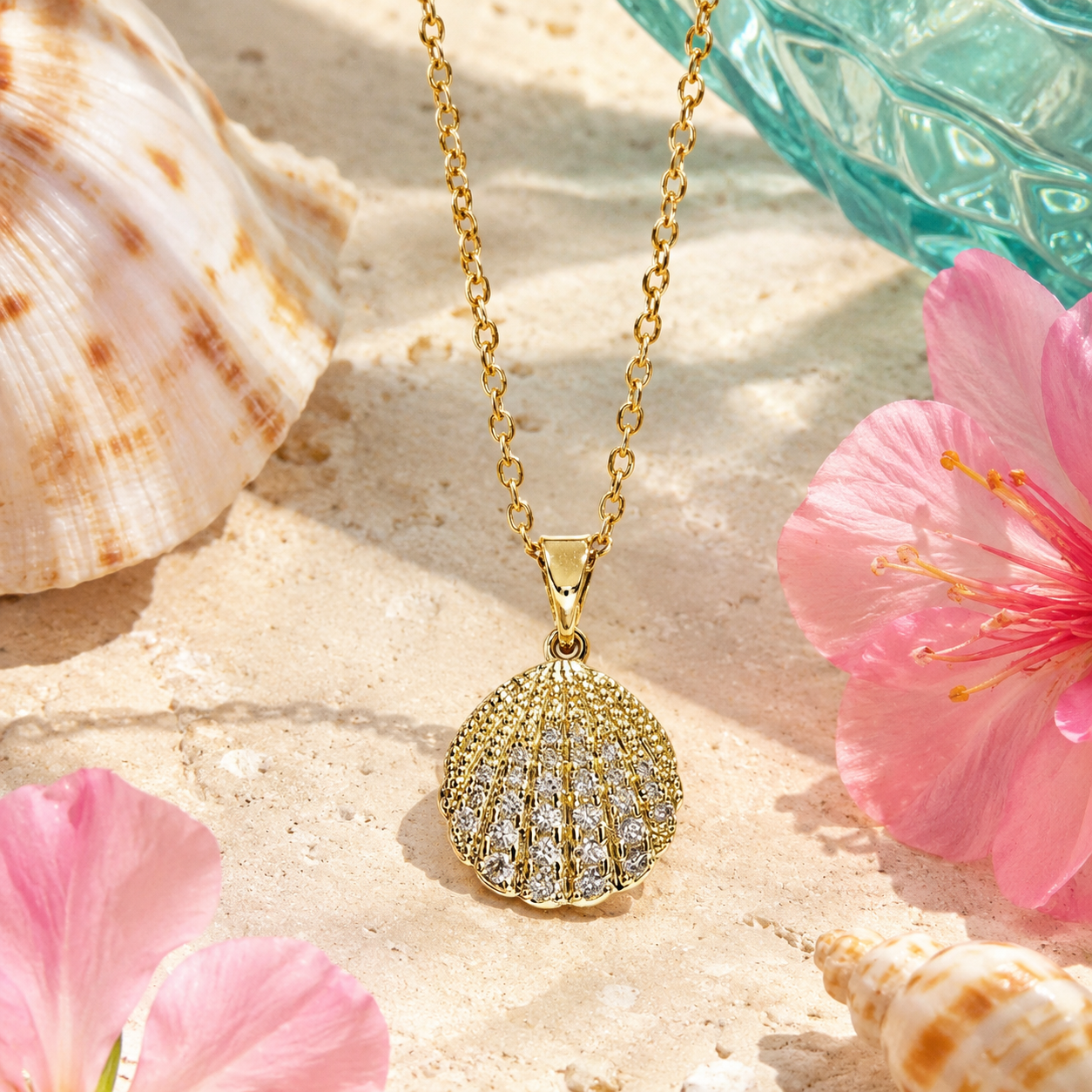 Seashell Pendant Necklace
