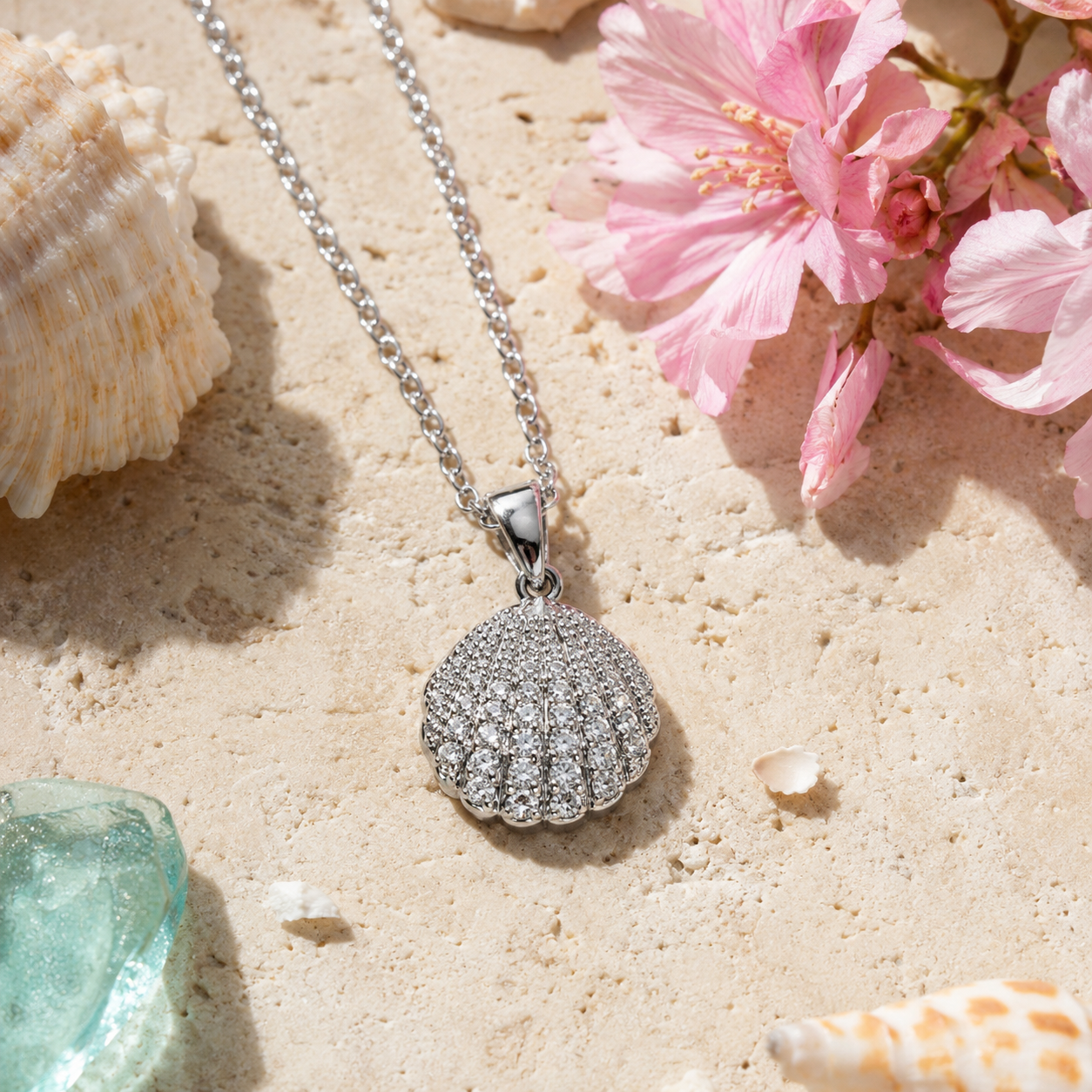 Seashell Pendant Necklace