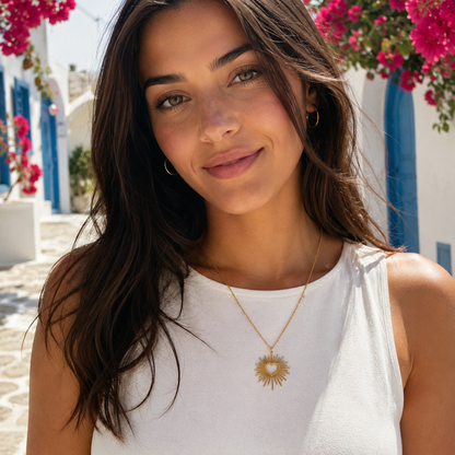 Sun Heart Necklace