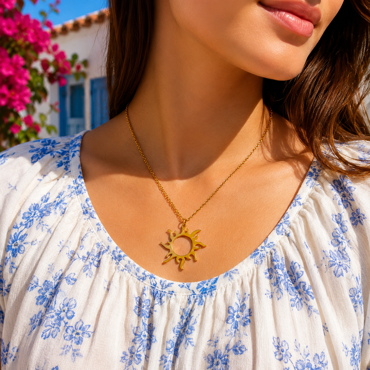 Golden Sun Necklace