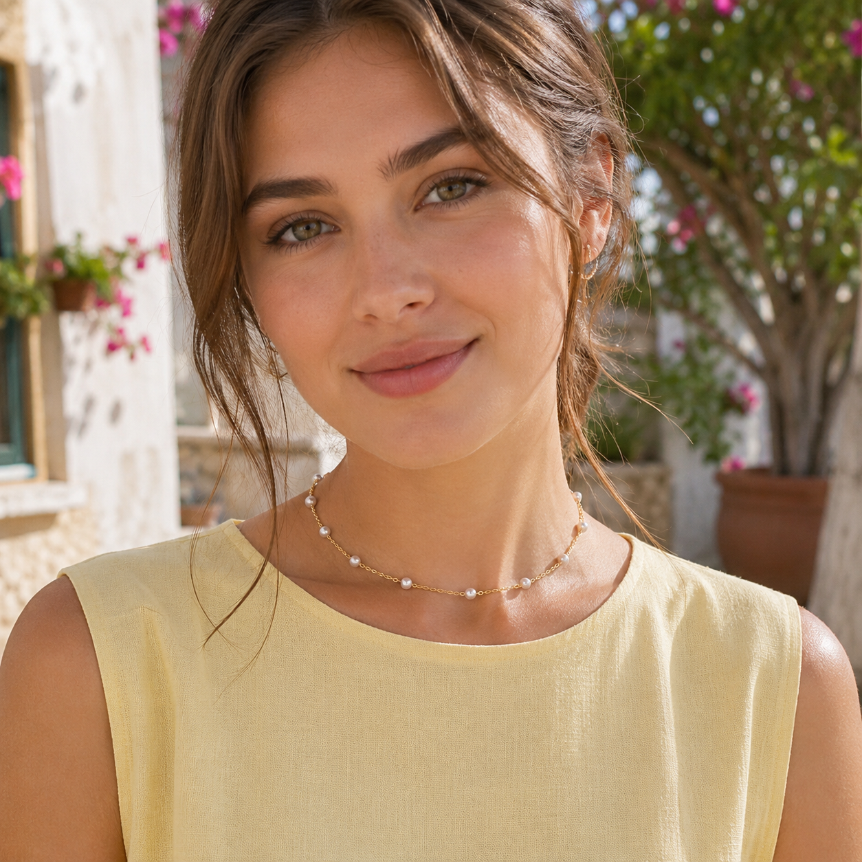 Pearl Choker Necklace