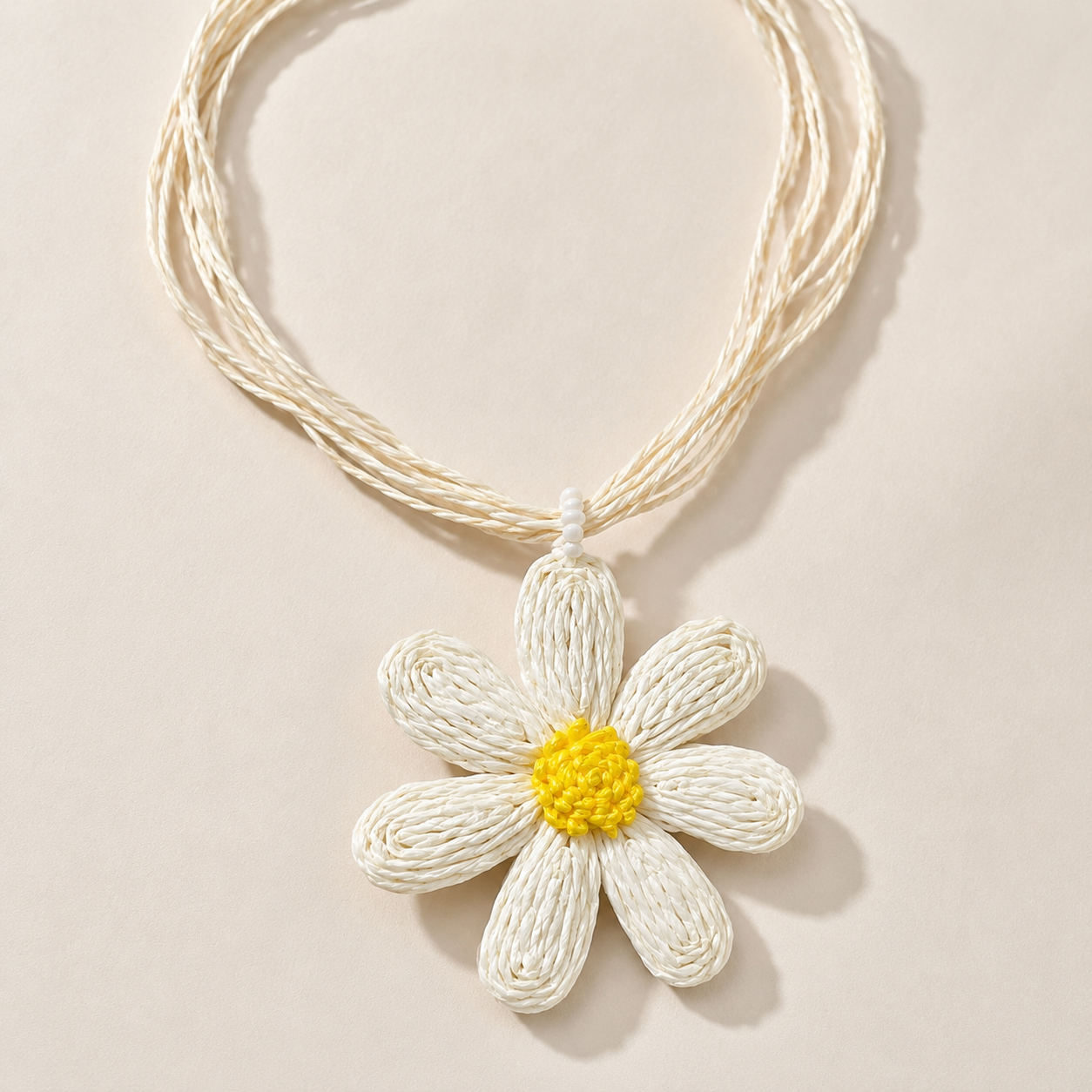 Woven Flower Choker