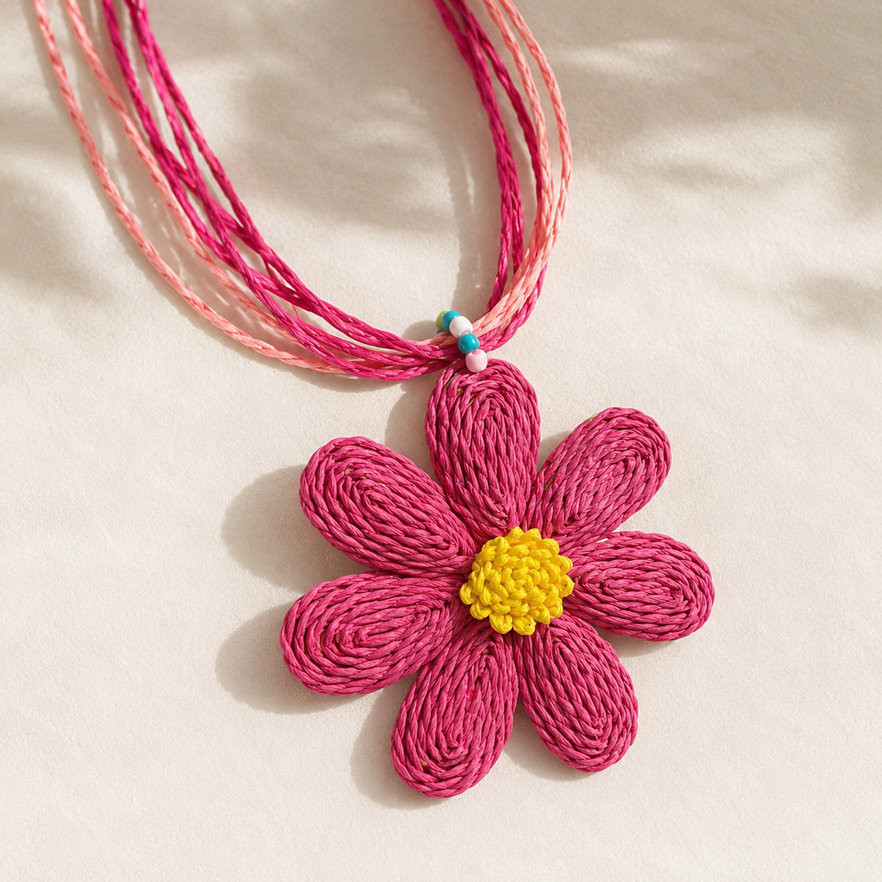 Woven Flower Choker