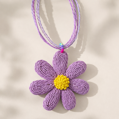 Woven Flower Choker