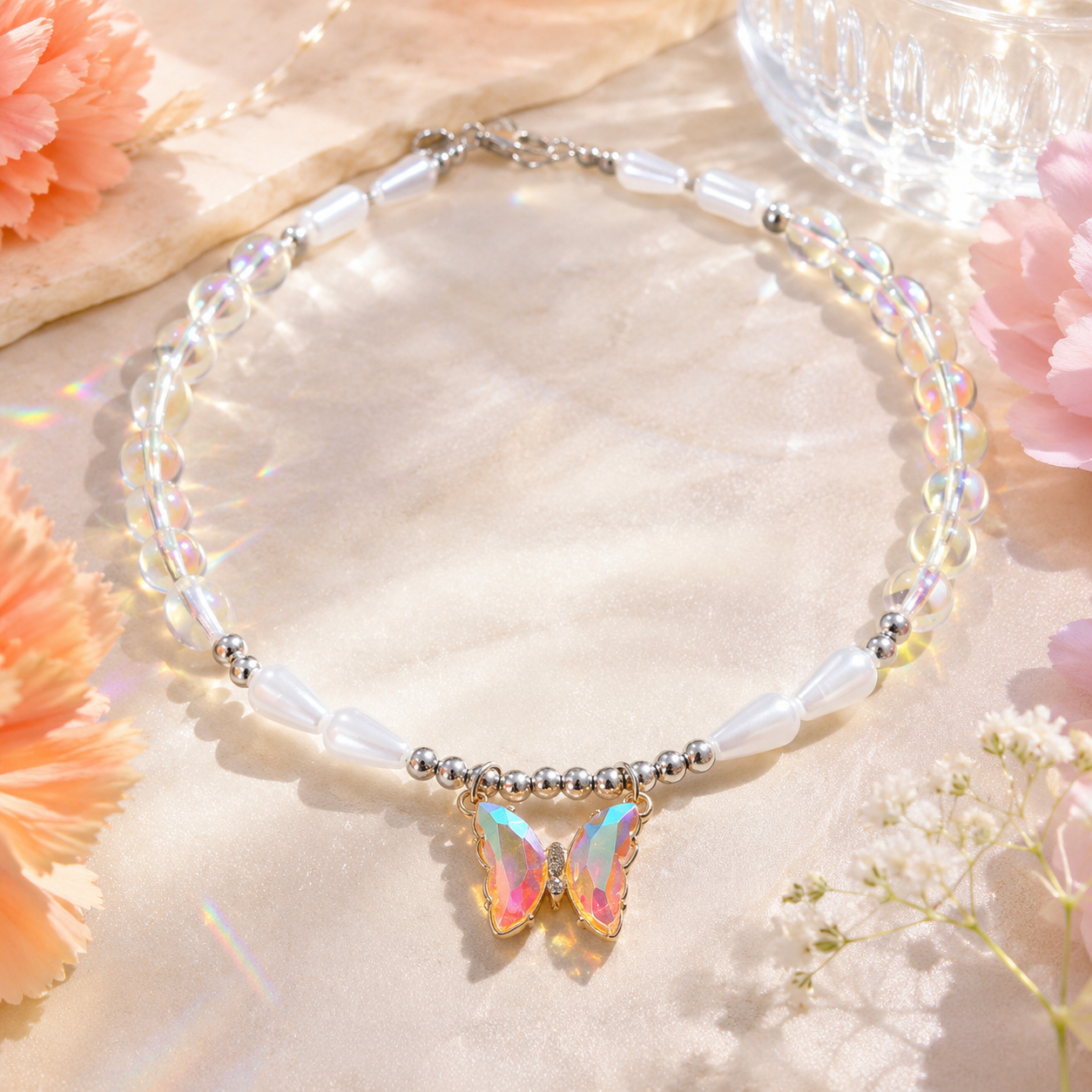 Handmade Butterfly Necklace