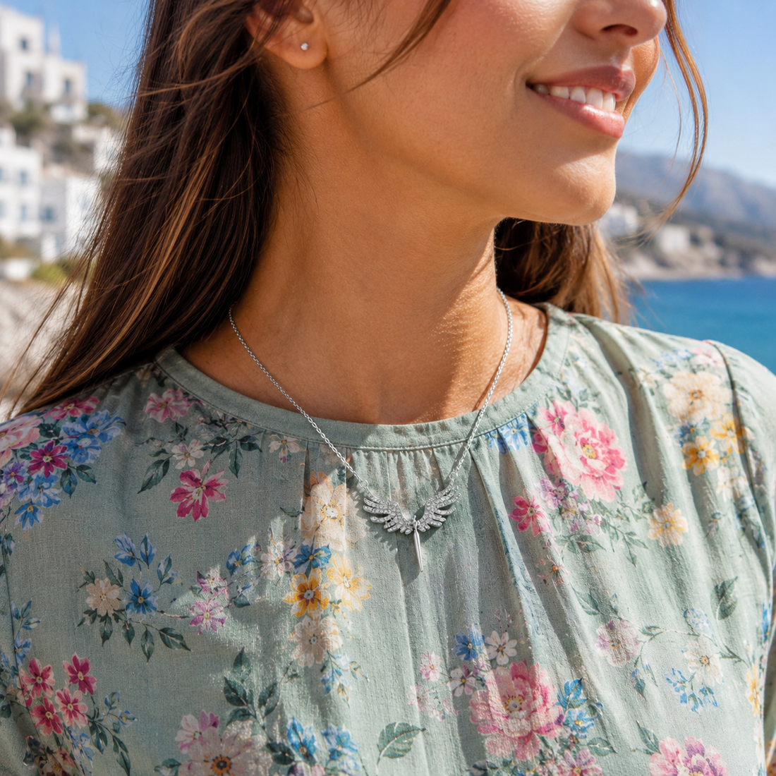 Silver Wing Necklace