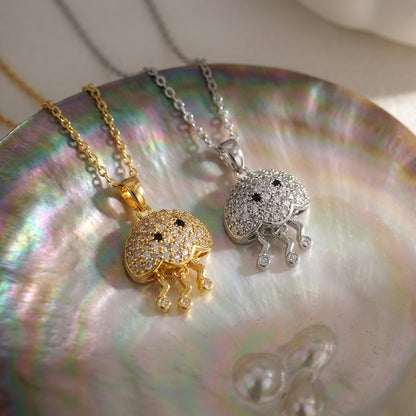 Jellyfish Charm Necklace