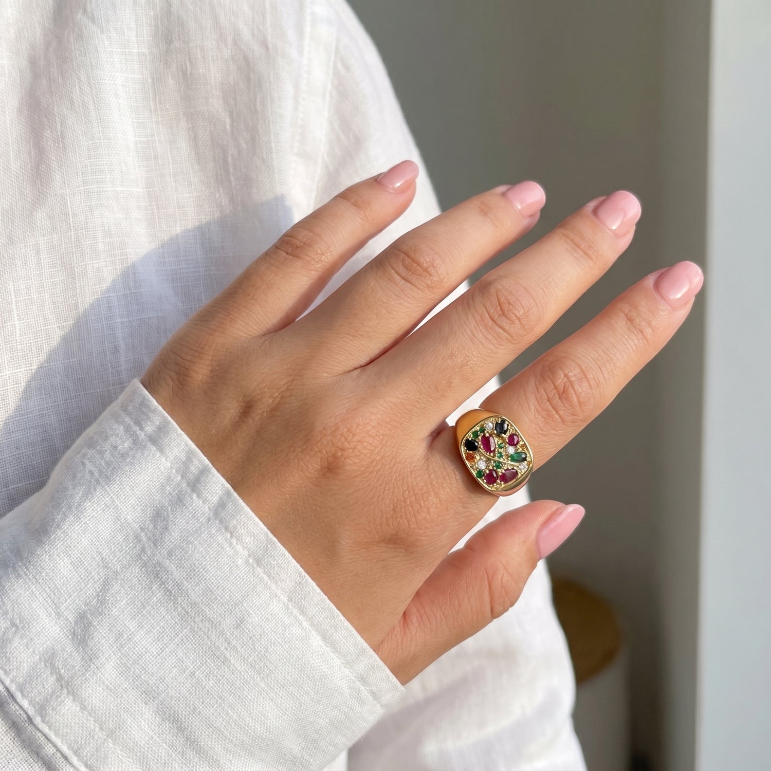 Colorful Stone Ring