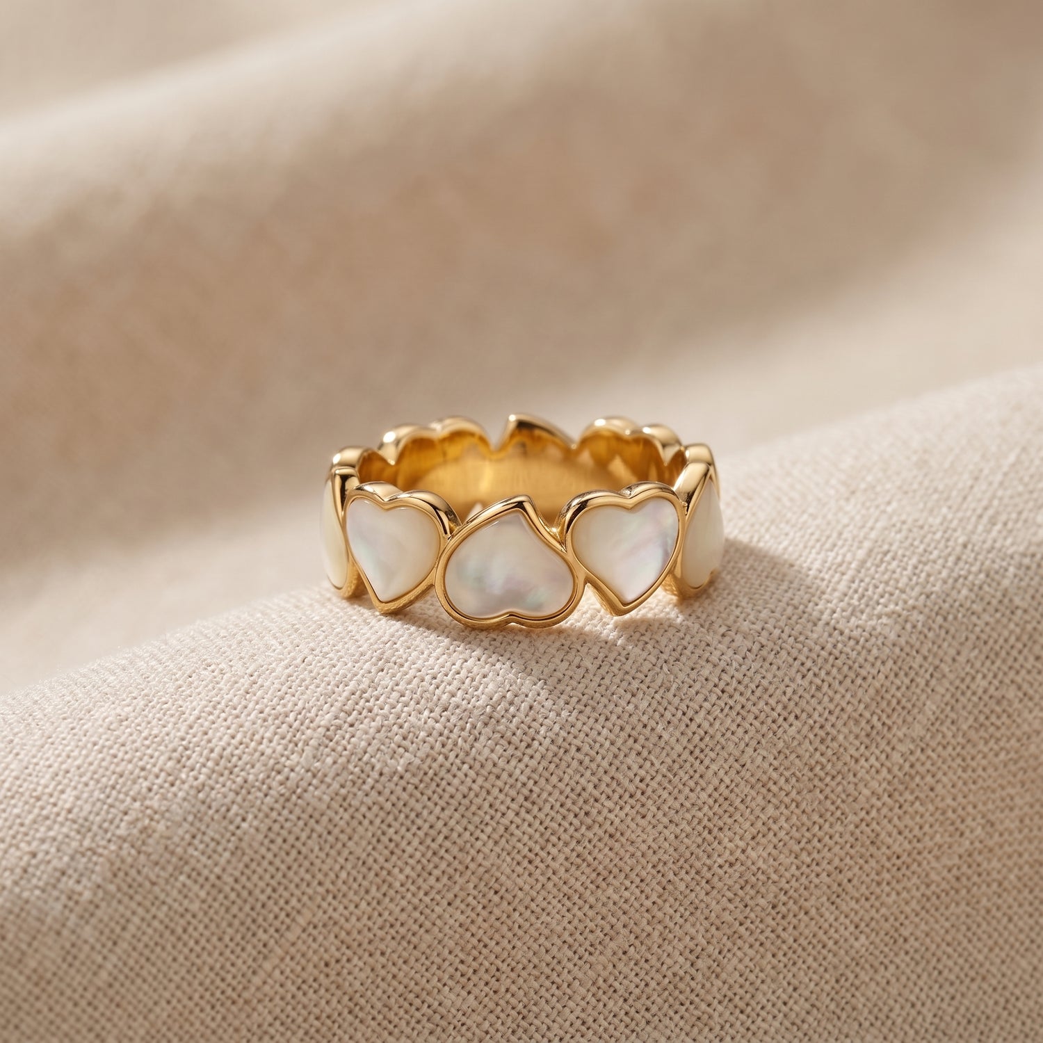 Resin Hearts Ring